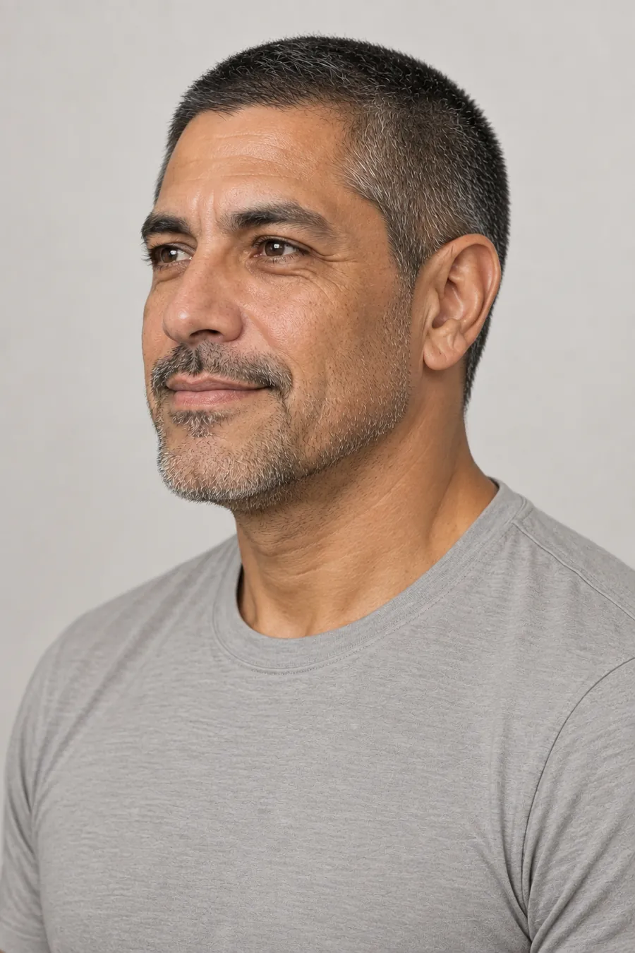 Richard in left profile, studio